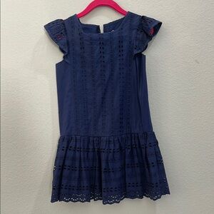 Cherokee Blue Cap Sleeve Casual Sundress